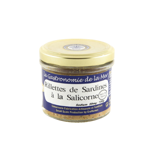 Rillettes de sardines à la Salicorne 90g (Sans Sel Ajouté)