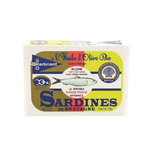Sardines à l’huile d’olive Bio