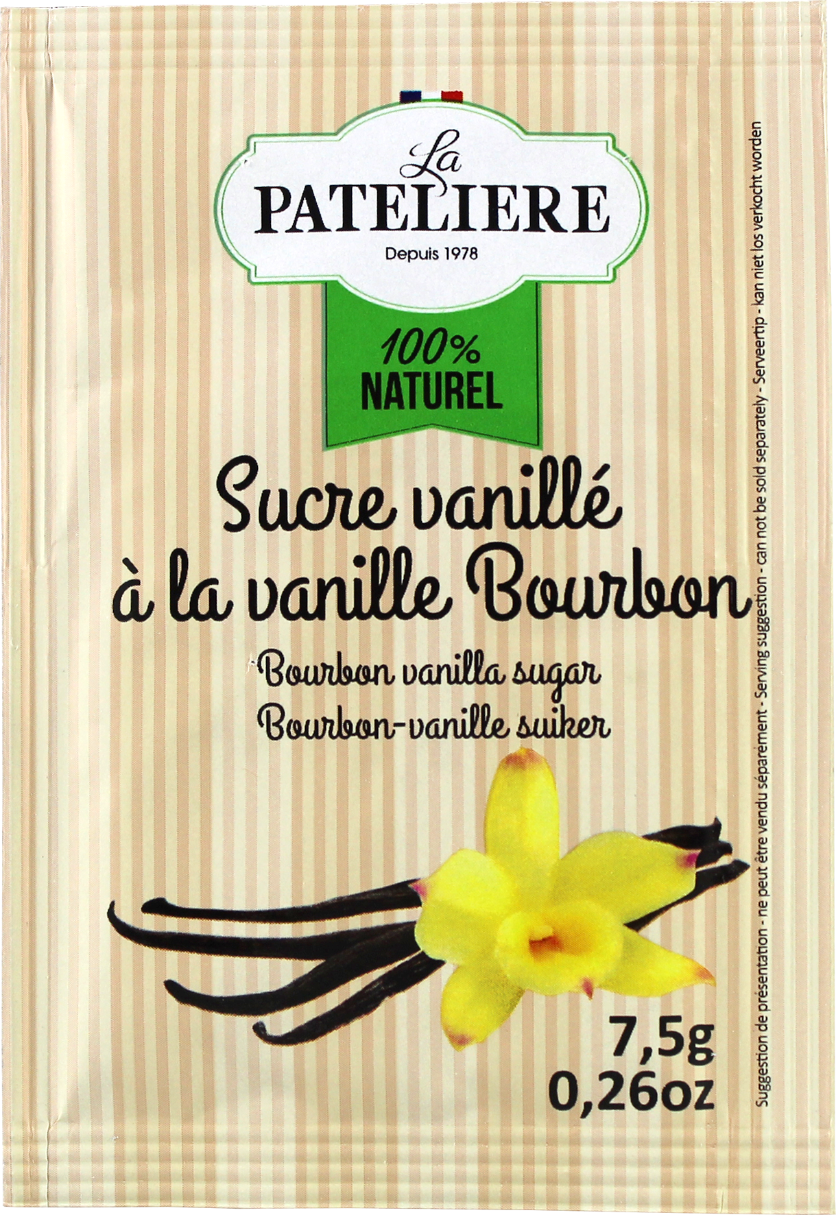 Sucre Vanillé naturel à la Vanille Bourbon - La Patelière - La Brûlerie  Mâconnaise