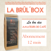 Abonnement Café 12 mois - La Brûl'Box