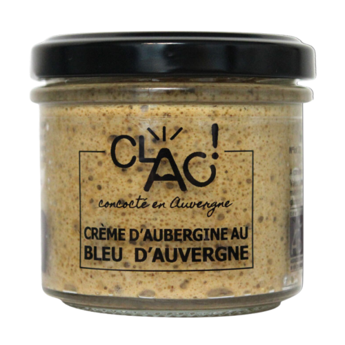 Crème d'aubergine au bleu d'Auvergne