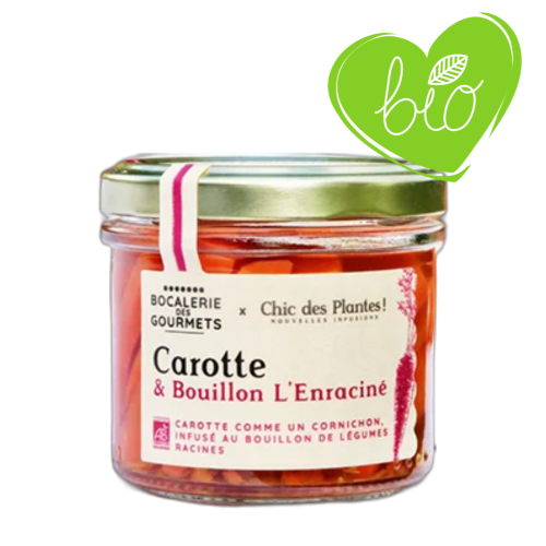 Pickles de légumes Carotte & Bouillon L’Enraciné