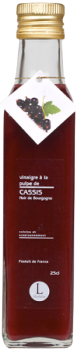 Vinaigre à la pulpe de Cassis Noir de Bourgogne